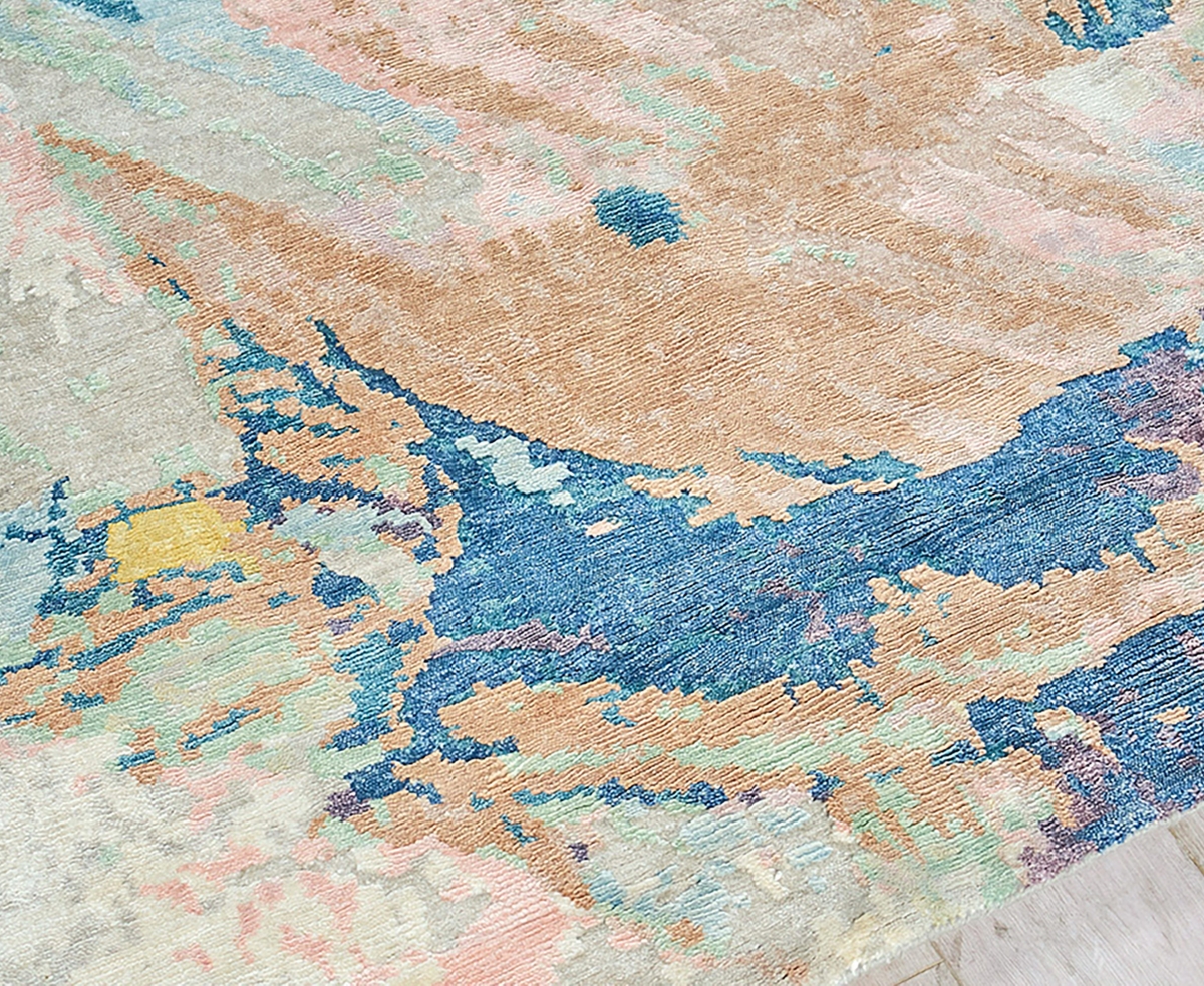 Exquisite Rugs Floor Art 6315 Area Rug, 4' X 6' In Ivory,gold