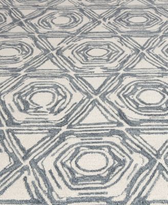 Exquisite Rugs Caprice 2708 Area Rug, 5' X 8' In Blue,ivory