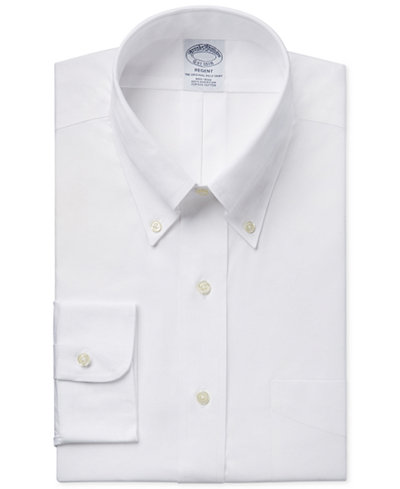 Brooks Brothers Regent Classic-Fit Non-Iron Pinpoint Solid Dress Shirt
