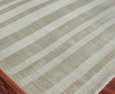 Exquisite Rugs Robin Stripe 3784 Area Rug, 2' X 3' In Taupe