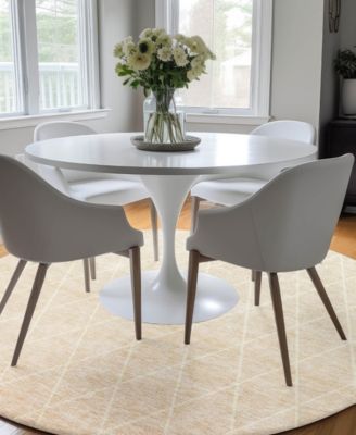 Lazio Washable LZ2 8'x8' Round Area Rug