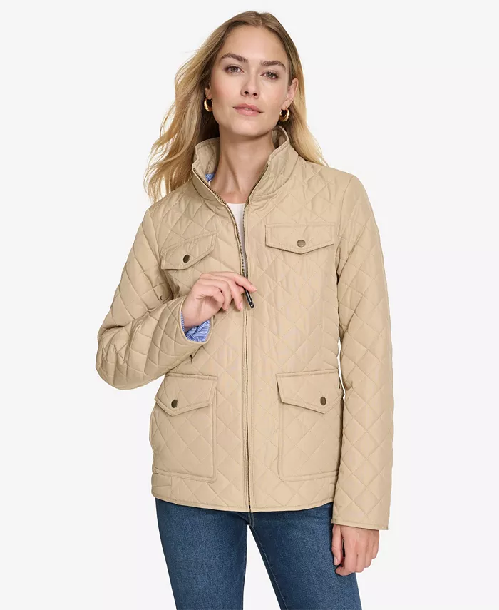 Nautica Women's Solid Quilted Jacket
