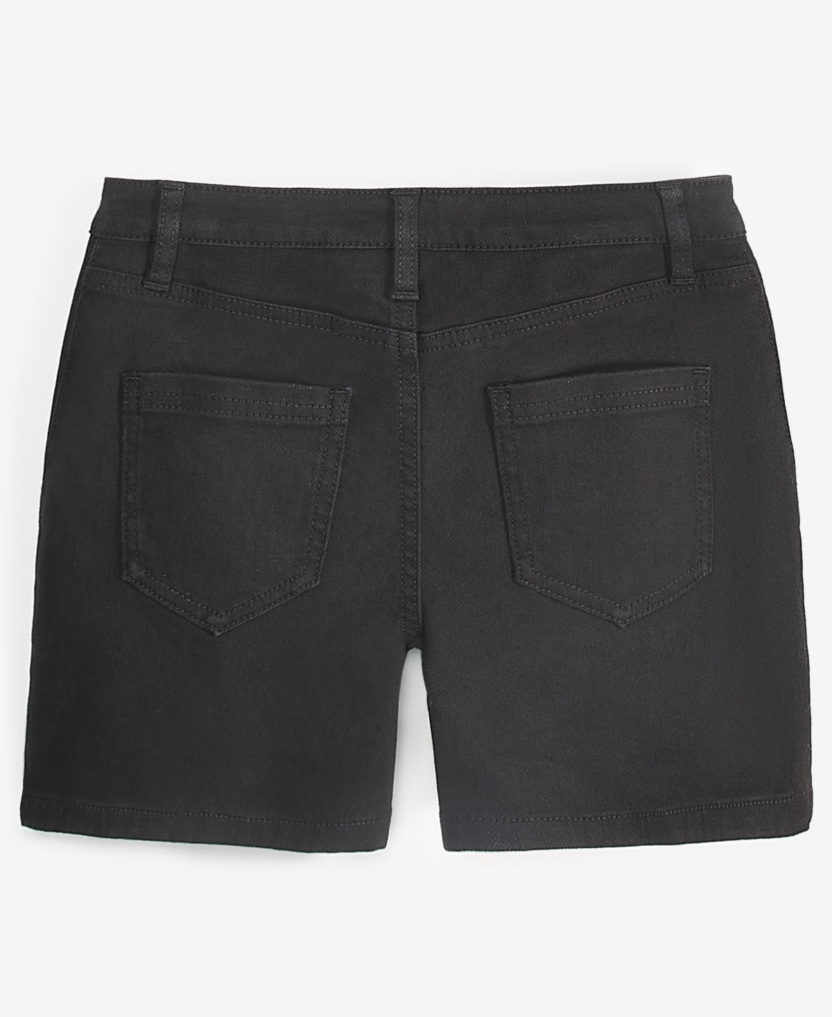 Epic Threads Little & Big Girls Twill Patch-pocket Shorts, Exclusively At Macy's In Deep Black