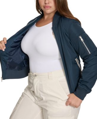 Trendy Plus Size Melanie Bomber Jacket