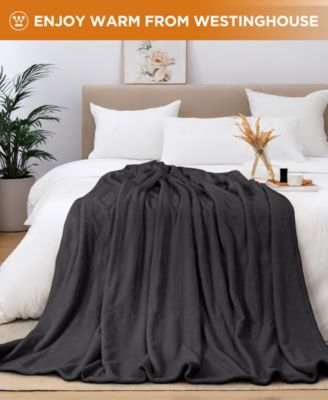 Heated Flannel Blanket, King