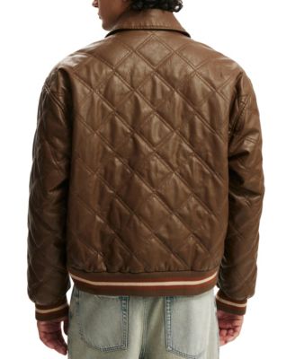 Men's Applique Bomber Jacket