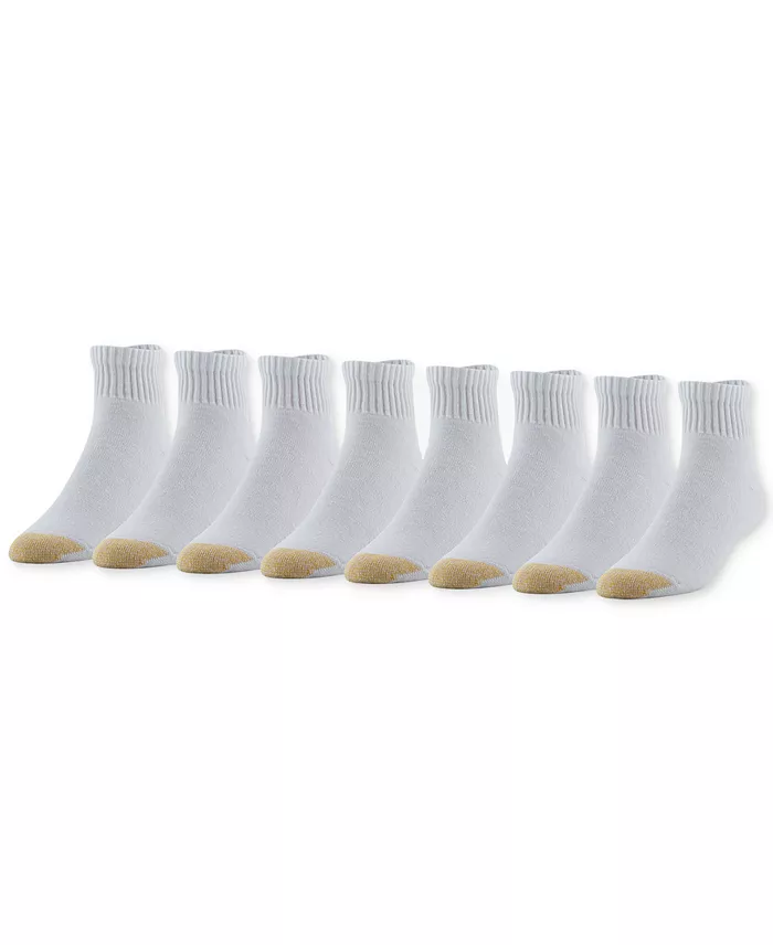 Men's 8-Pack Athletic Quarter Socks - thumbnail 3