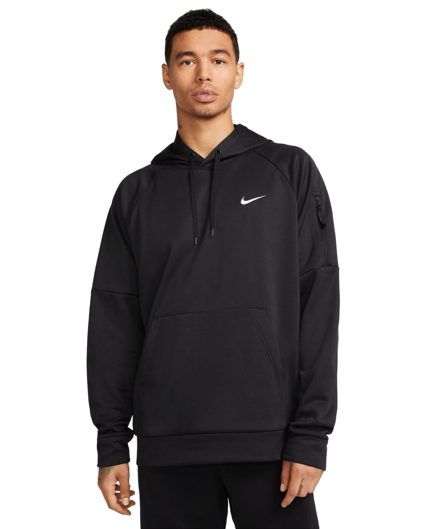 Мужское худи Nike Therma-FIT Performance, цвет: Чёрный — фото 1