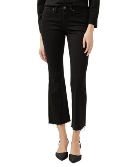 Женские джинсы Silver Jeans Co. Suki Mid Rise Curvy Fit Kick Flare, цвет: Чёрный