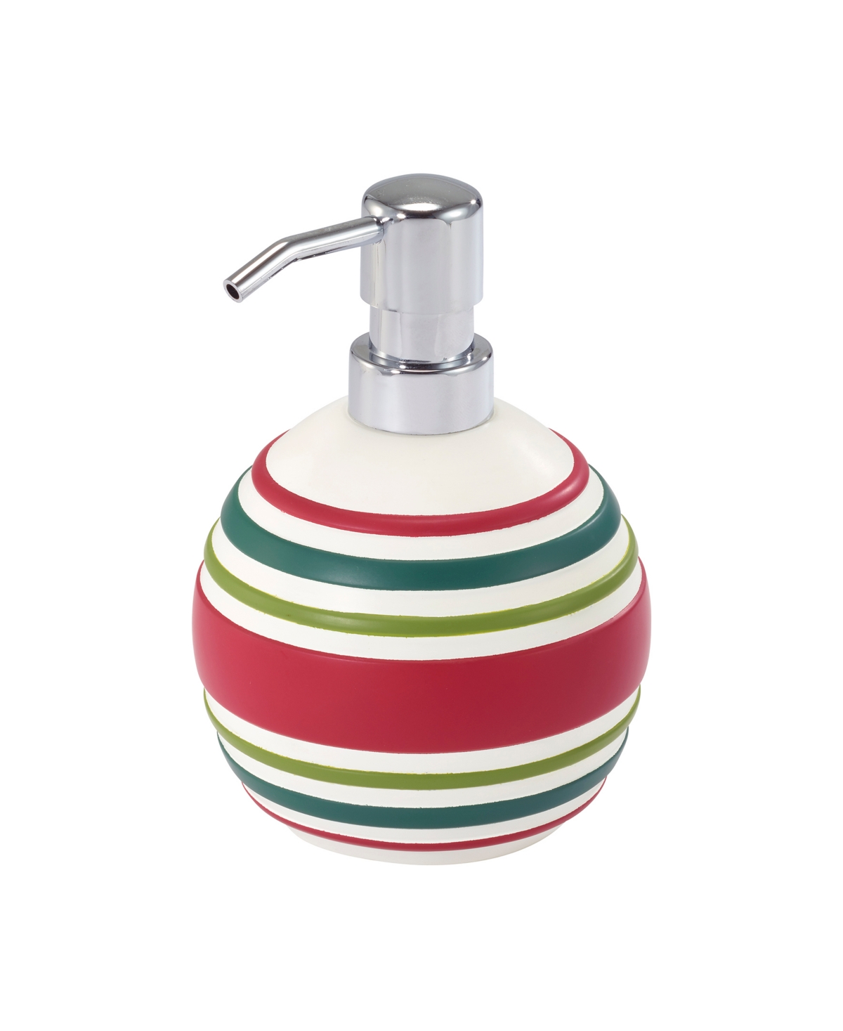 Ornament Soap/Lotion Dispenser - Red/ Green