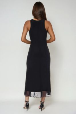 Women's PowerMesh A-line Maxi Dress
