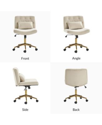 Sinclair Modern Office Chair with SGS International Certified Stainless Steel Gas Spring