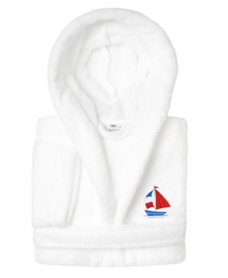 Boat Kids Super Plush Double Brushed Hooded Bathrobe