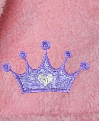 Kids Crown Super Plush Double Brushed Hooded Bathrobe