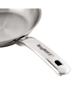 Belly Shape 18/10 Stainless Steel 6.25" Sauce Pan with Glass Lid, 1.5qt.