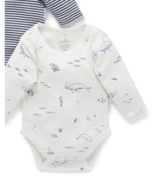 Baby Boys Easy Neck L/S Bodysuit 2 pack