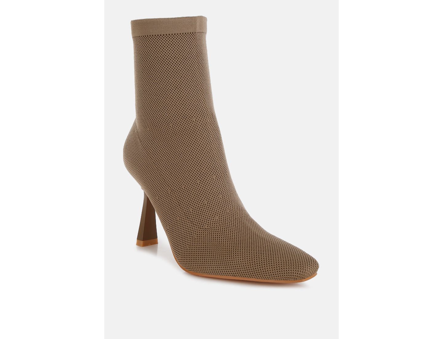 Женские ботинки London Rag Kintley Knitted Sock, цвет: Бежевый / Хаки — фото 1