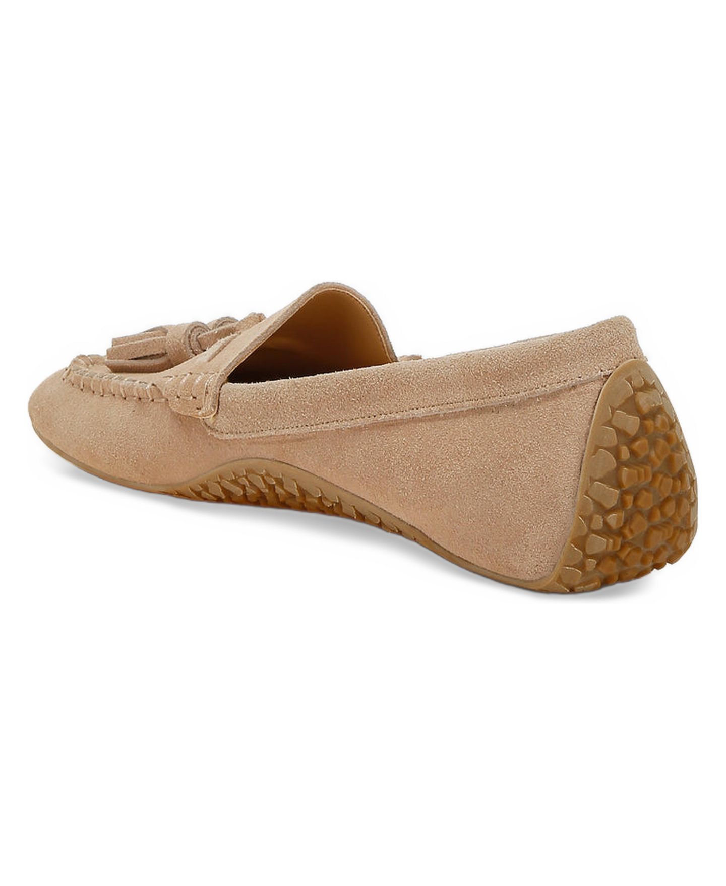 Женские туфли Rag & Co Kipstar Suede Round Toe Tassel s, цвет: Бежевый — фото 2
