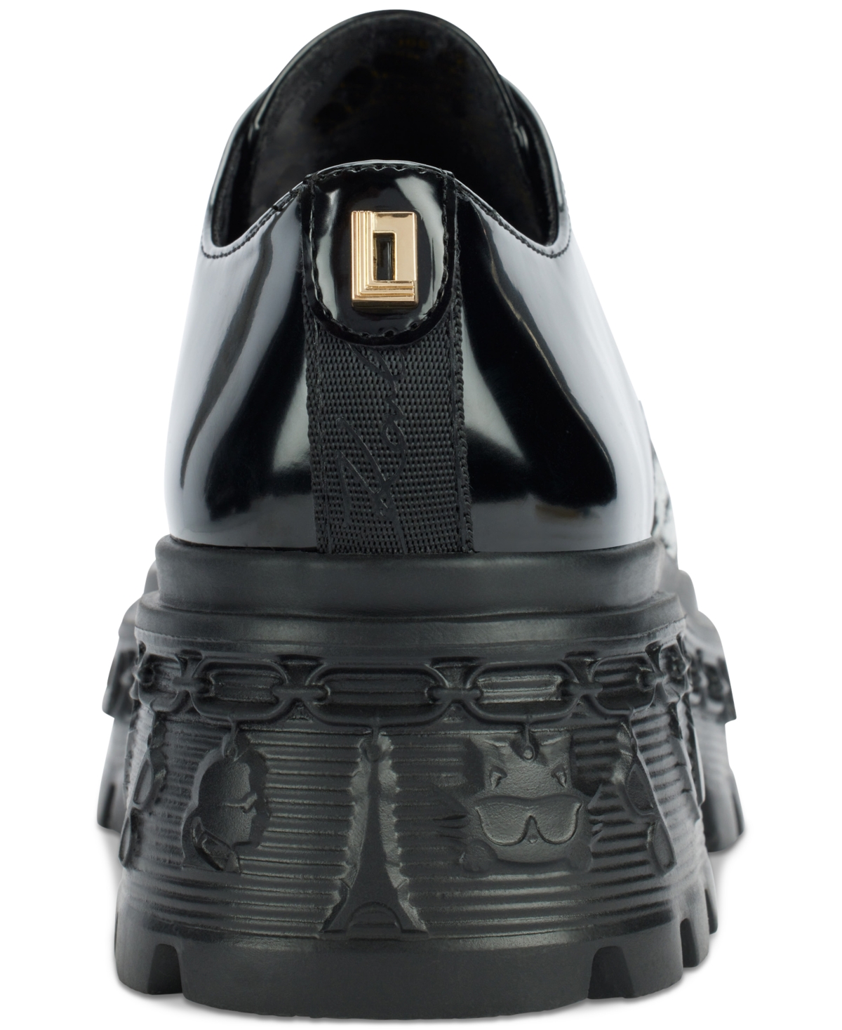 Karl Lagerfeld Paris Lakely Lug Sole Loafer In Black,white