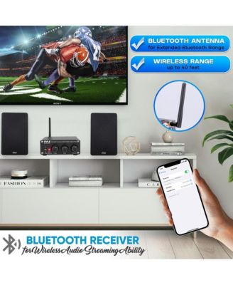 Compact Bluetooth Stereo Power Amplifier With 2 x 100 Watt Max Output