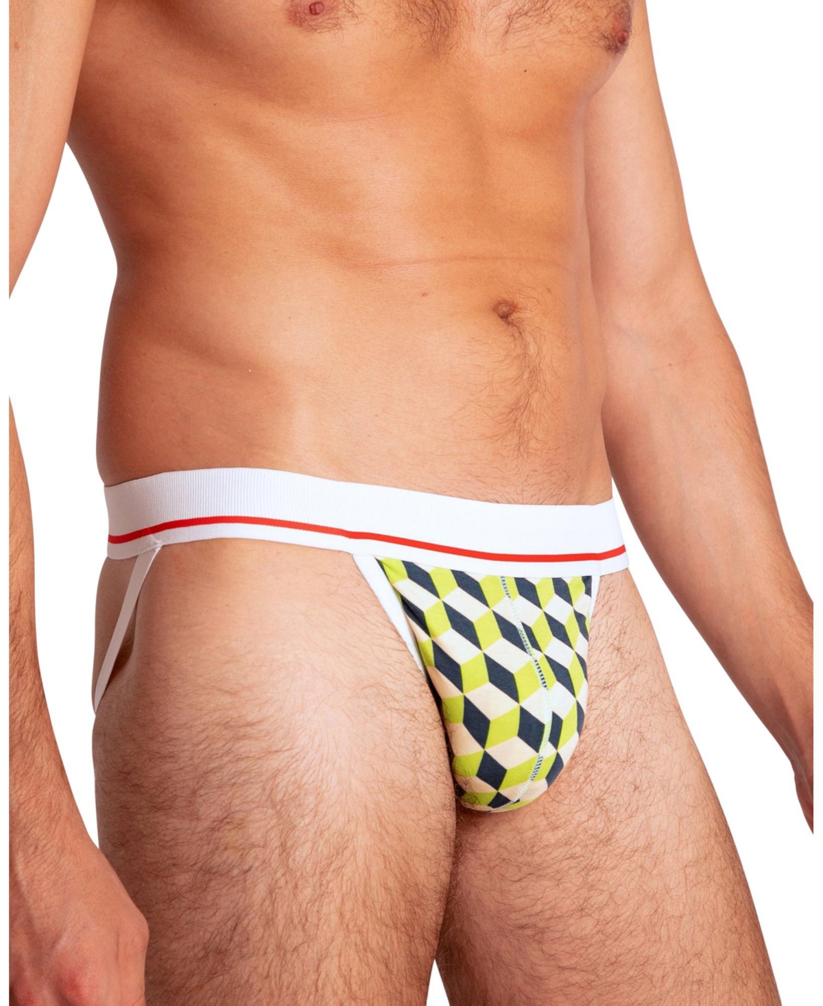 Mosmann Australia Men's Bamboo Jockstrap -Illusion - Green