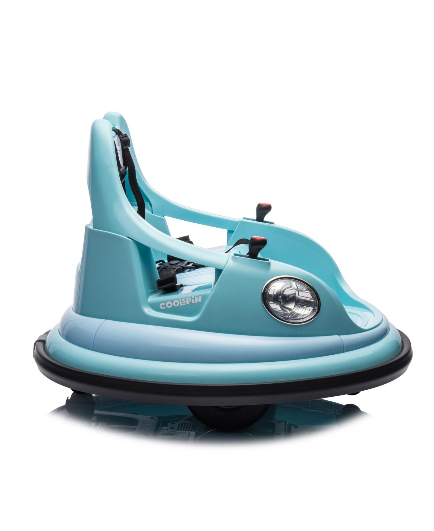 Детская игрушка Streamdale Furniture 12V Remote Control Bumper Car with LED Lights & Bluetooth, Ages 2+, цвет: Синий — фото 7