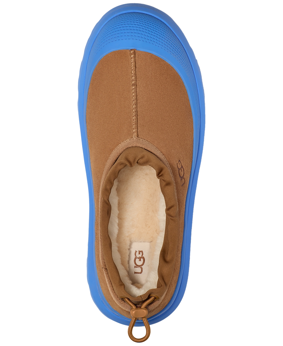 Shop Ugg Men's Tasman Weather Hybrid Slip-on Clogs In Chestnut,big Sky