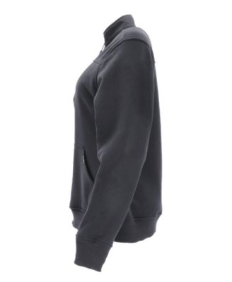 Plus Size Quarter-Zip Fleece Sweatshirt - Insulated Ladies Work Pullover with Thermal Comfort