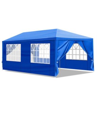 Outdoor Party Tent with 6 Removable Sidewalls - Waterproof Canopy for Patio Weddings and Events