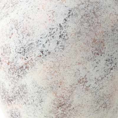 Marble White 12 Inch Tall Stoneware Table Vase