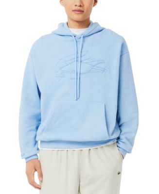 Lacoste Men's Relaxed Fit Long Sleeve Flower Print Logo