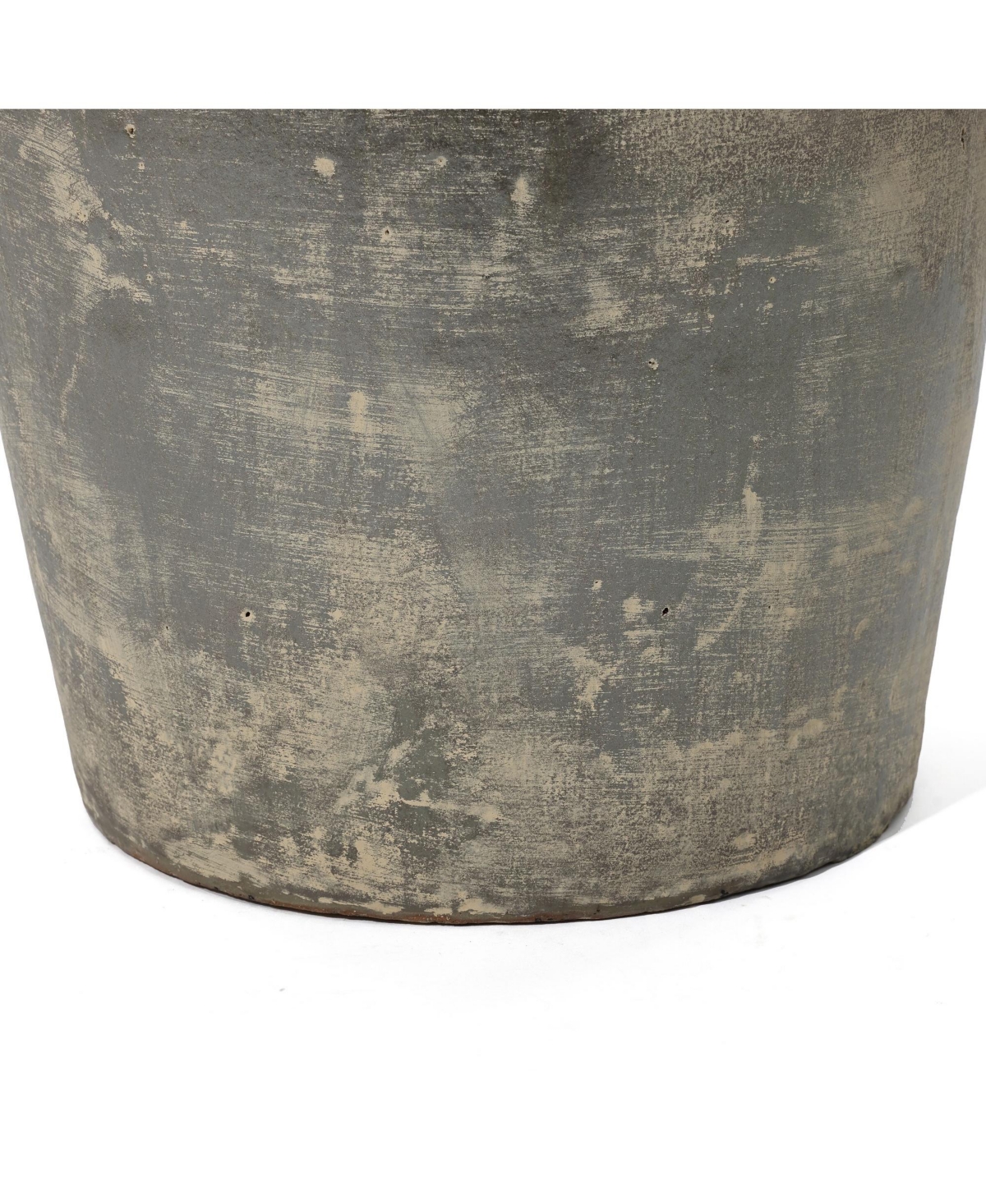 LuxenHome Vintage FarmhouseJug 15.35-Inch Tall Terracotta Vase - Brown