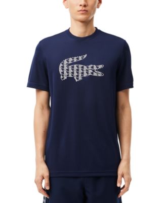 Lacoste - Men's Short Sleeve Logo Graphic Crewneck T-Shirt