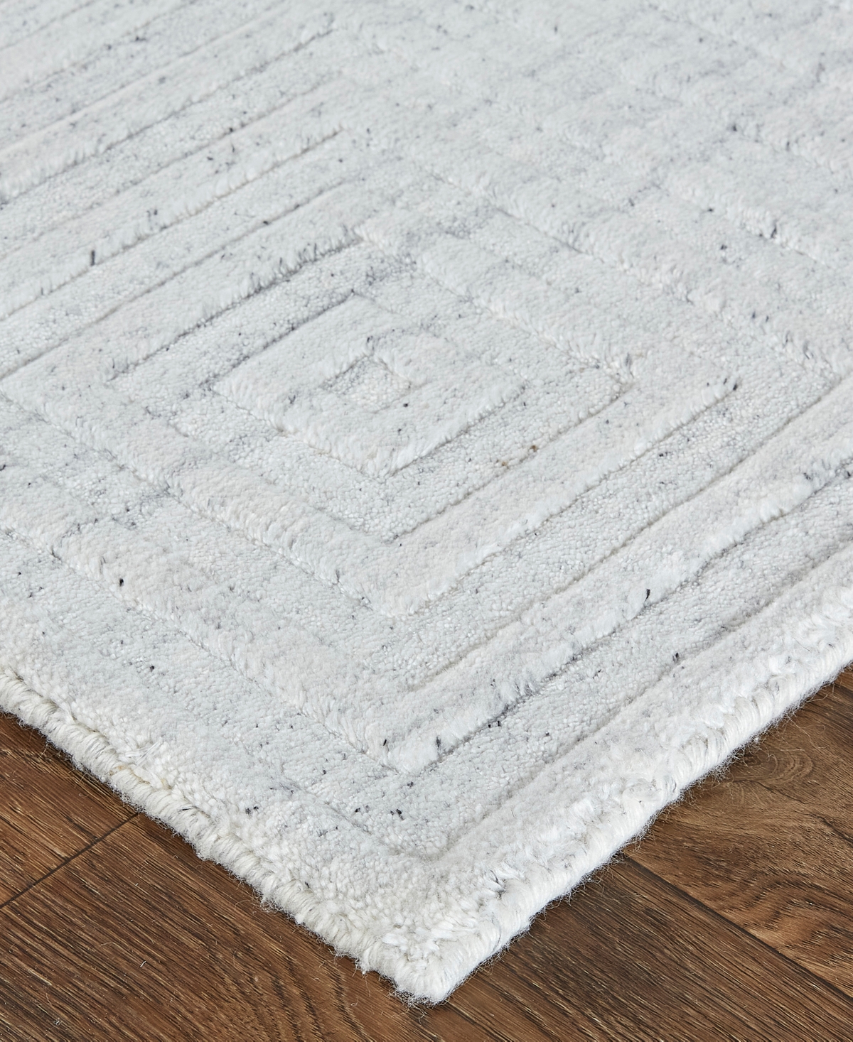 Shop Feizy Redford 8670f 2'x3' Area Rug In White