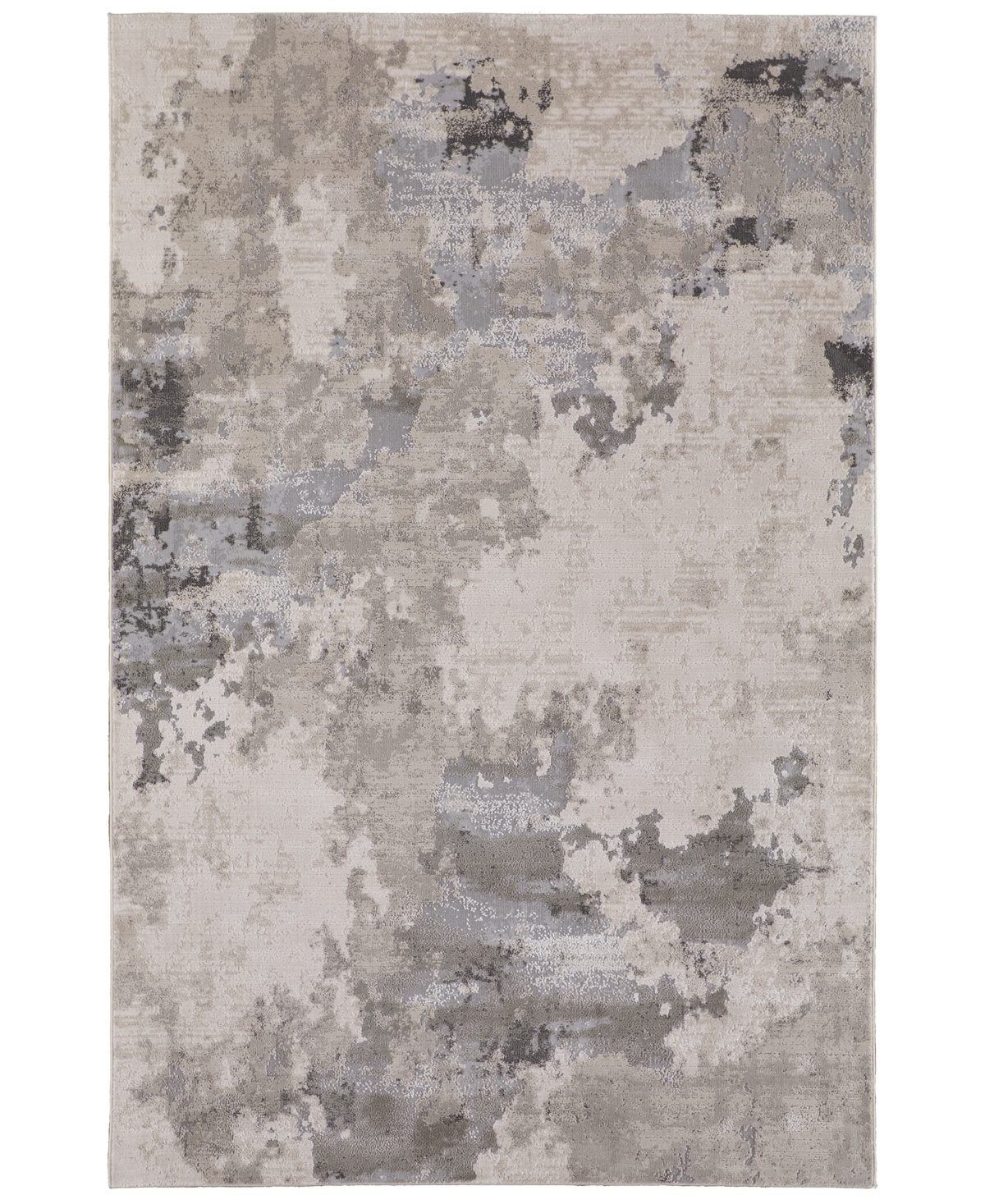 Shop Feizy Prasad 3970f 8'x11' Area Rug In Ivory,gray