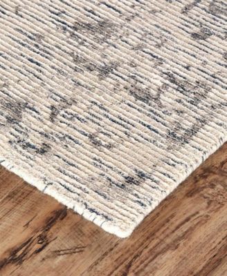 Feizy Reagan 8685f Rug Collection In Ivory,blue