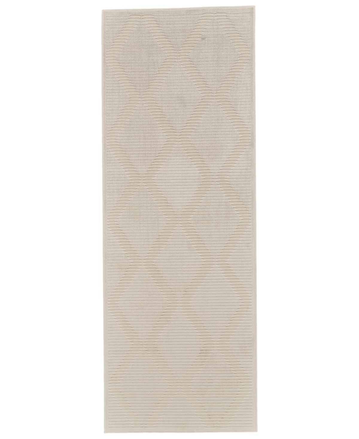 Feizy Prasad 3678f 2'10"x7'10" Runner Area Rug In Ivory,tan