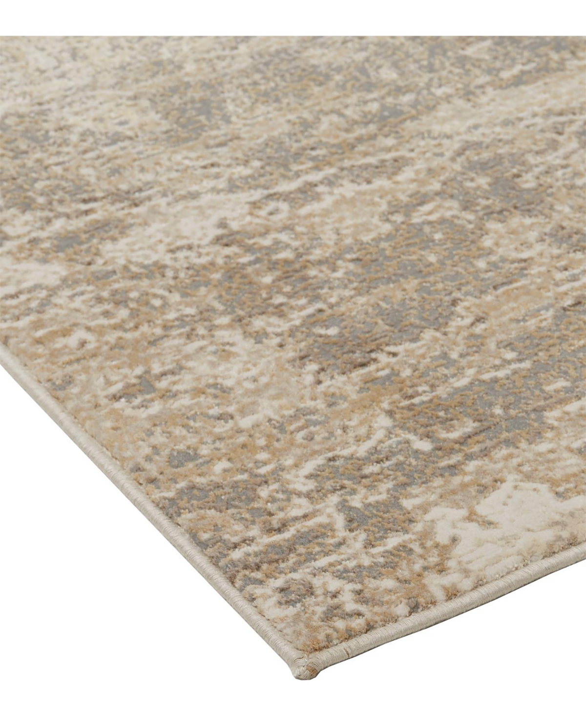 Shop Feizy Parker 3701f 7'9"x10' Area Rug In Tan,ivory