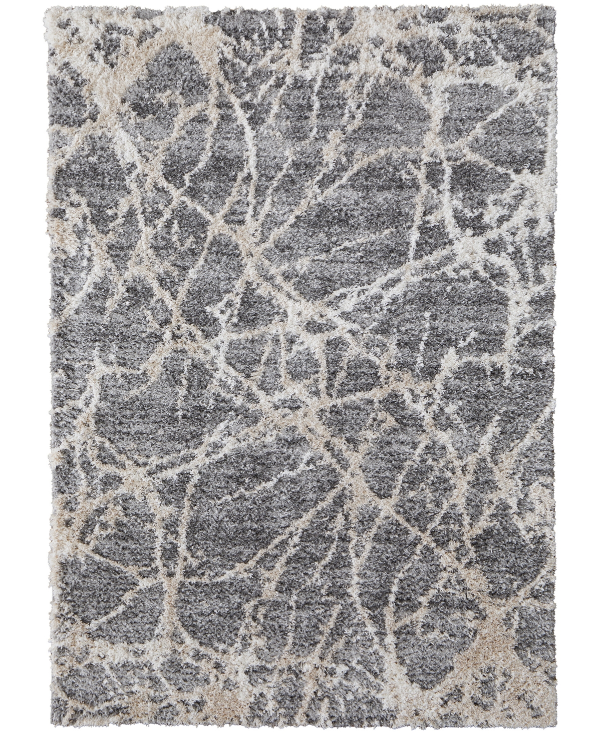 Shop Feizy Mynka 39idf 4'x6' Area Rug In Gray,ivory
