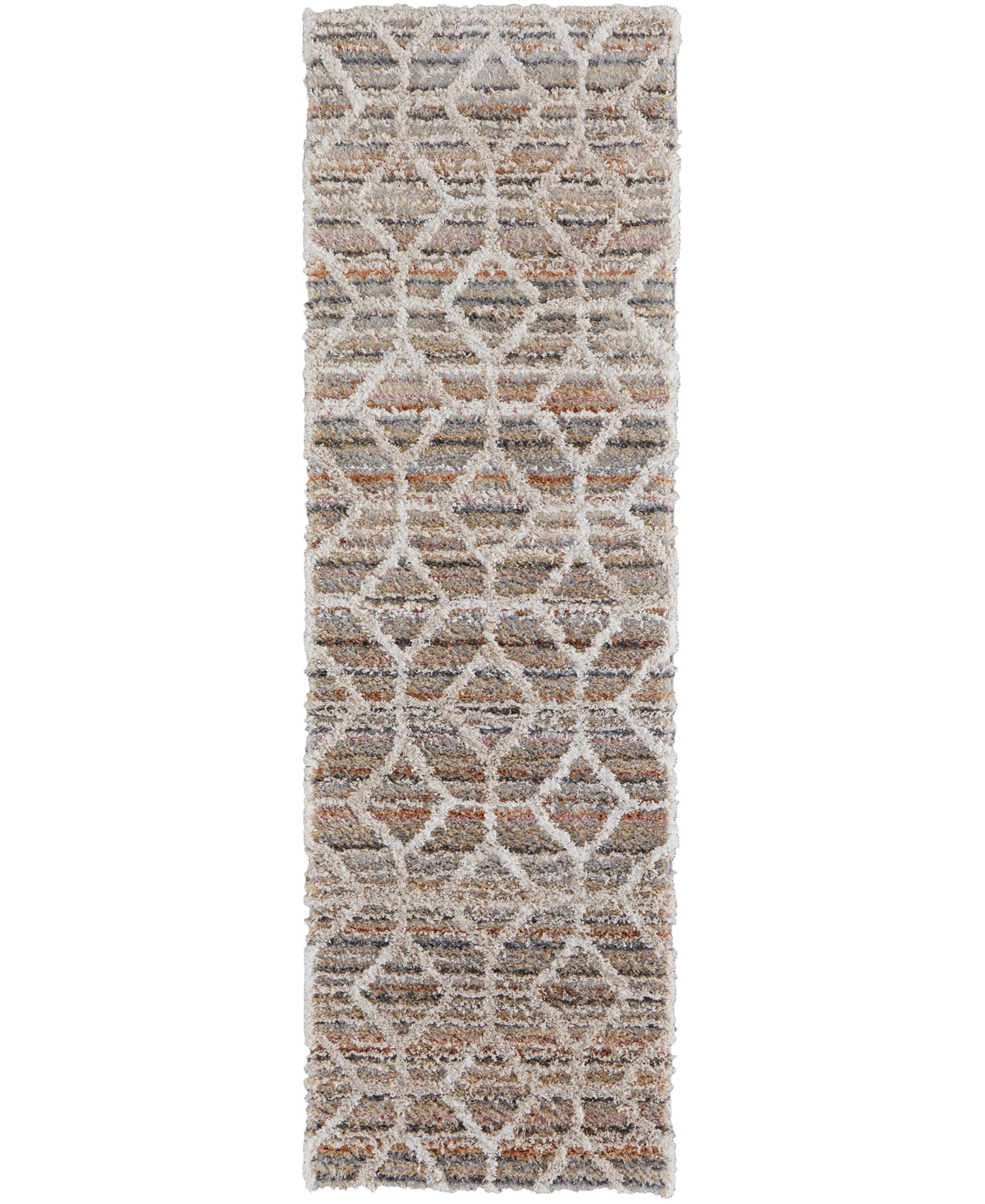 Feizy Mynka 39icf 2'6"x8' Runner Area Rug In Tan,taupe