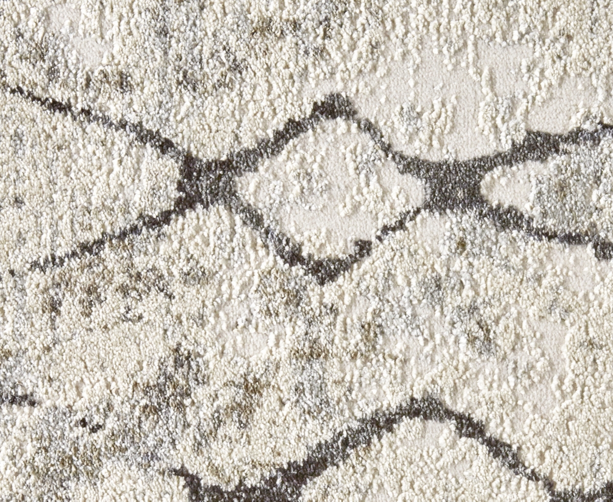 Shop Feizy Kano 3872f 6'7"x9'6" Area Rug In Ivory,gray