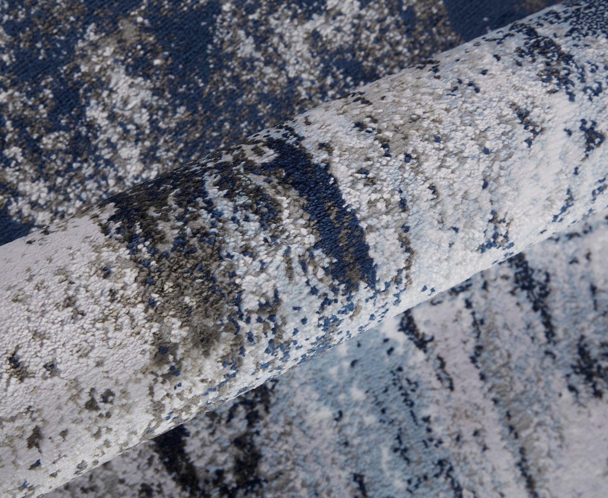 Feizy Gaspar 3833f 5'2x7'2 Area Rug In Blue,gray