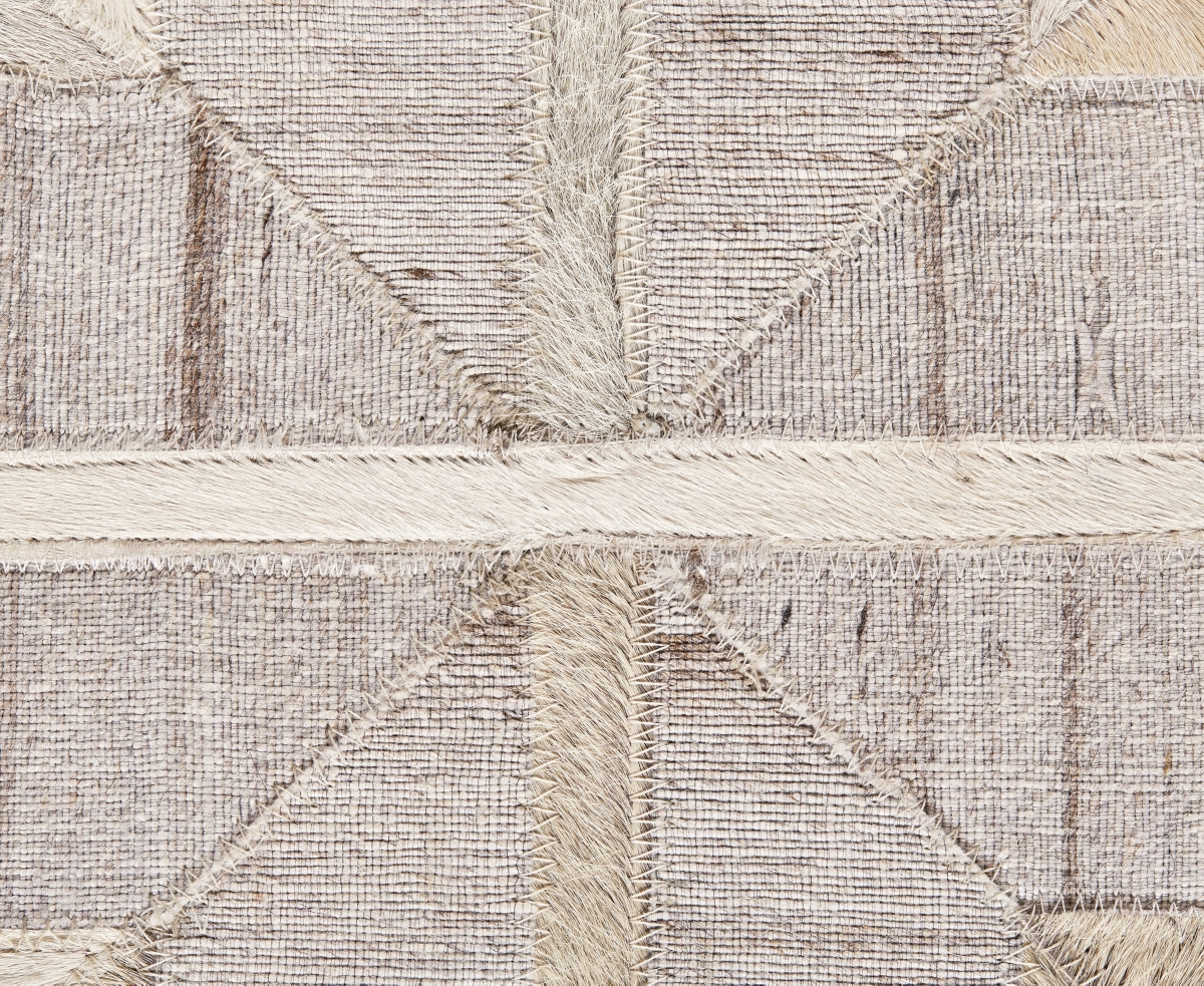 Feizy Fannin 0756f 2'x3' Area Rug In Gray,ivory