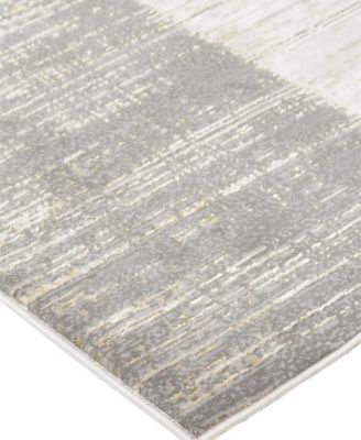 Feizy Aura 3736f Rug Collection In Gray,ivory