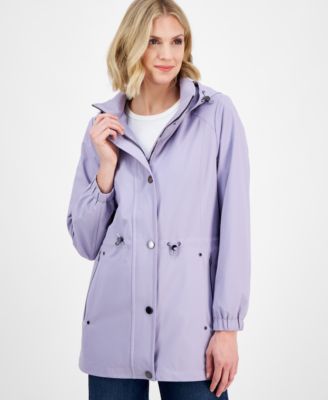 Women's Water-Resistant Hooded Anorak Coat