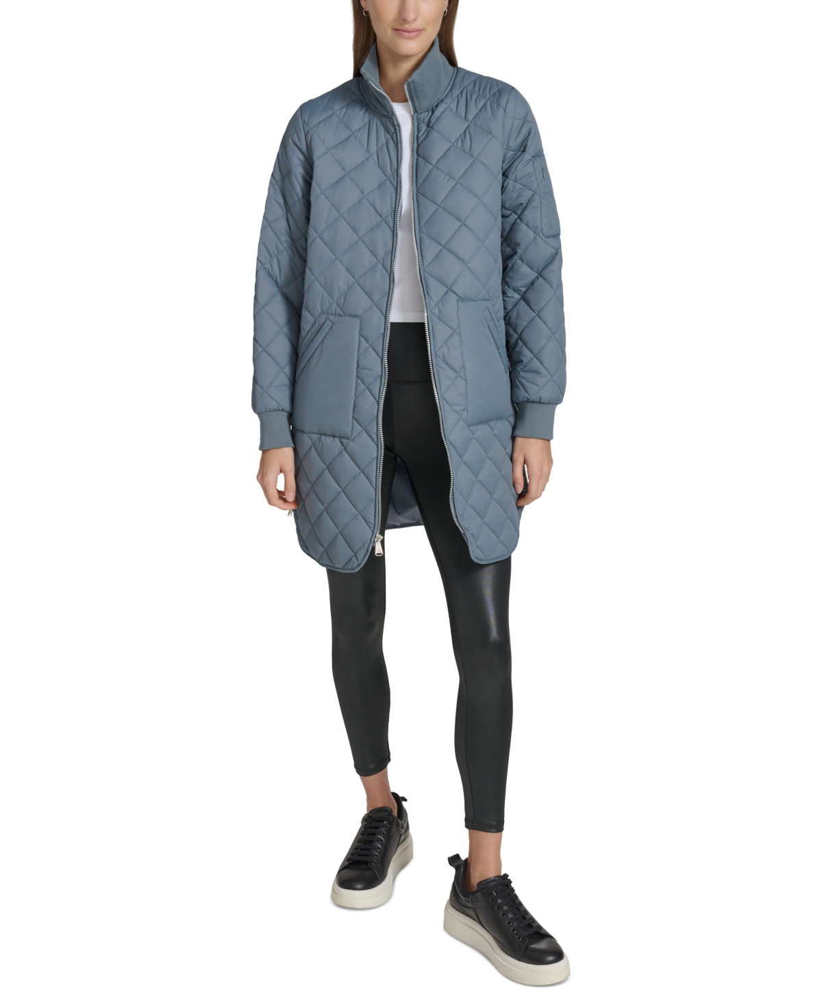 Andrew Marc Sport Women's Quilted Longline Jacket