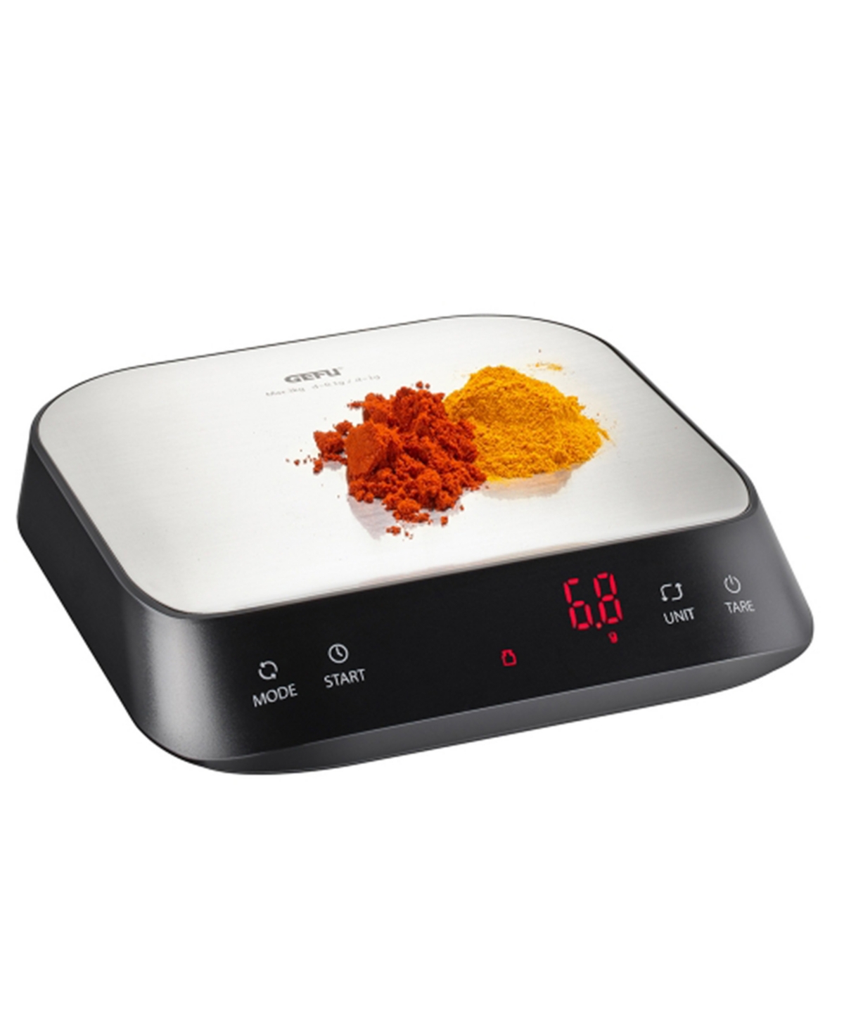 Gefu Stainless Steel Multifunction 0.3 oz To 6.6 Lb. Kitchen Scale In No Color