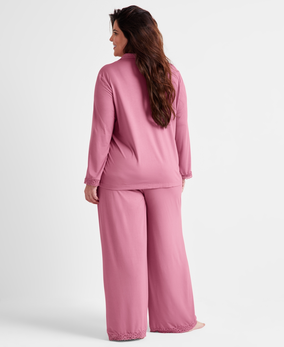 State Of Day Women's Collared Knit Pajama Set, Xs-3x, Created For Macy's