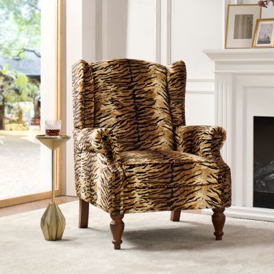 Jim Traditional Armchair with Thick Cushion