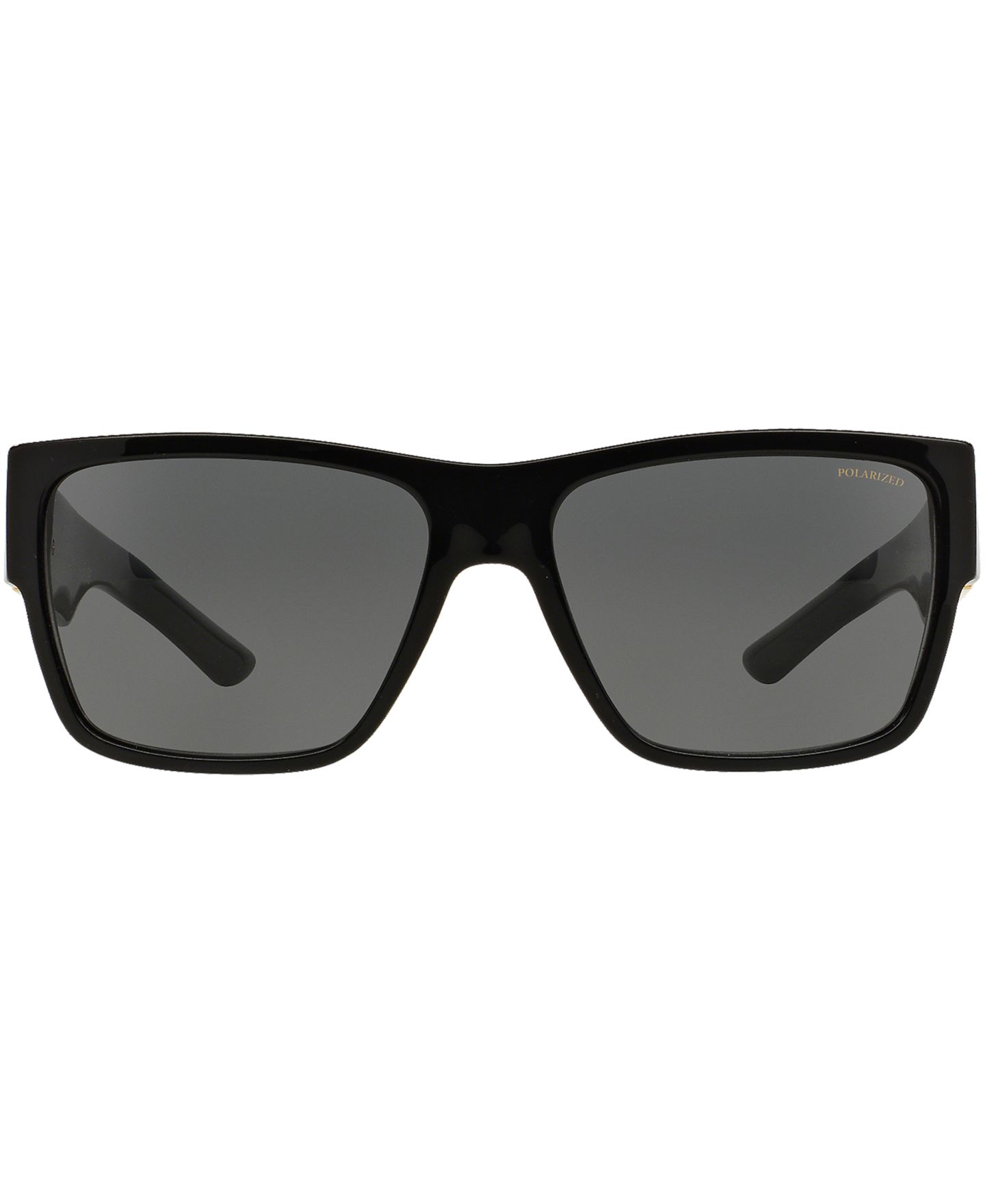 Солнцезащитные очки Versace Polarized Sunglasses, VE4296, цвет: Чёрный / Серый — фото 2